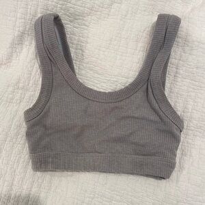 Alo Yoga Wellness Bra in Gray